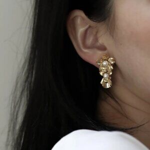 A.B. Ellie Raquel Flower Drop Earrings